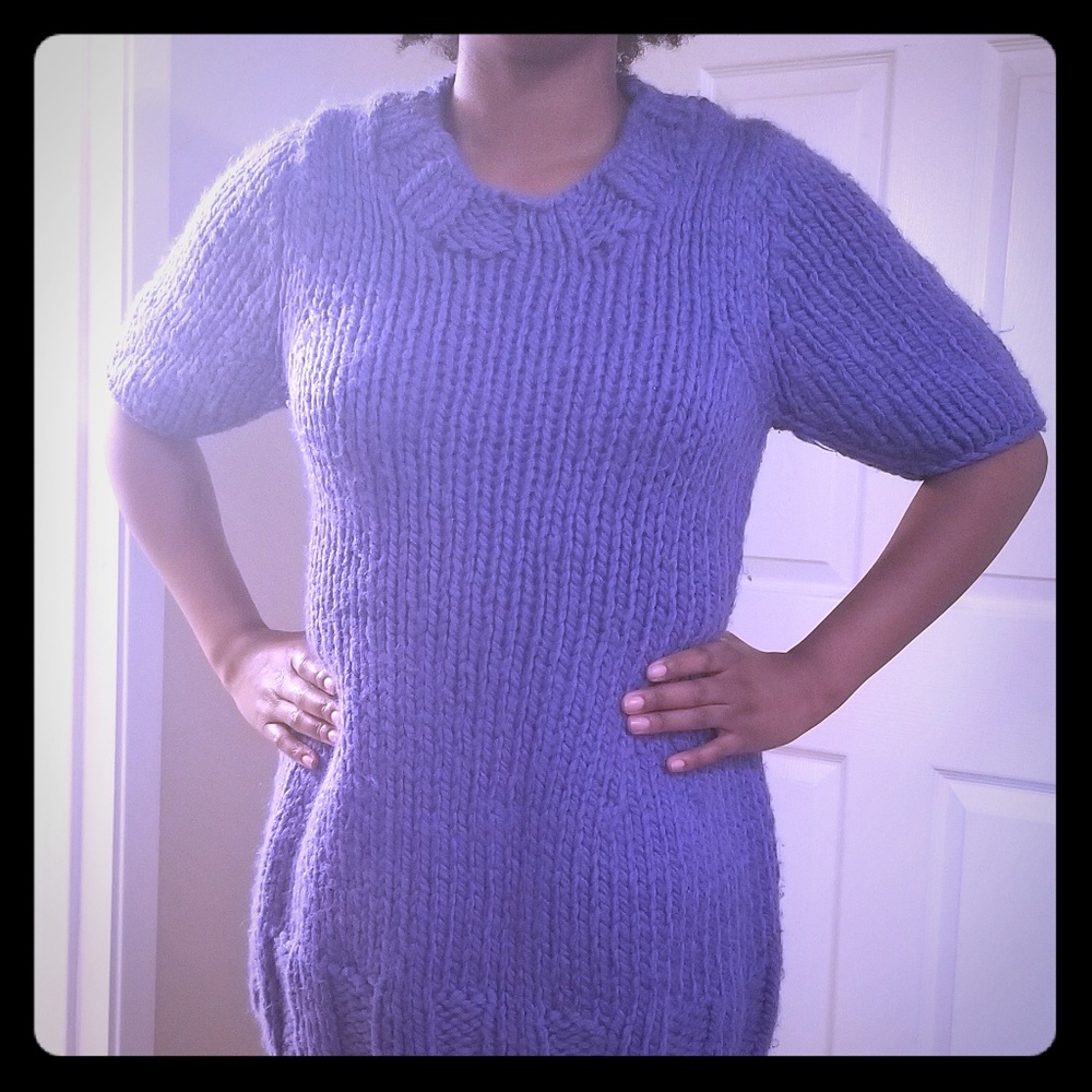Sweater, mini dress